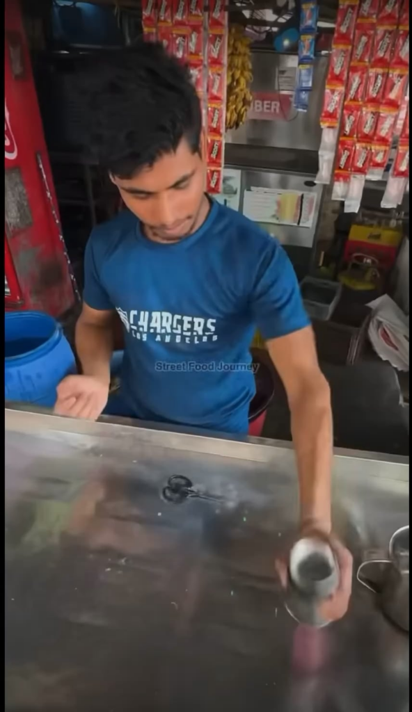 This is for a strawberry milkshake by the way.