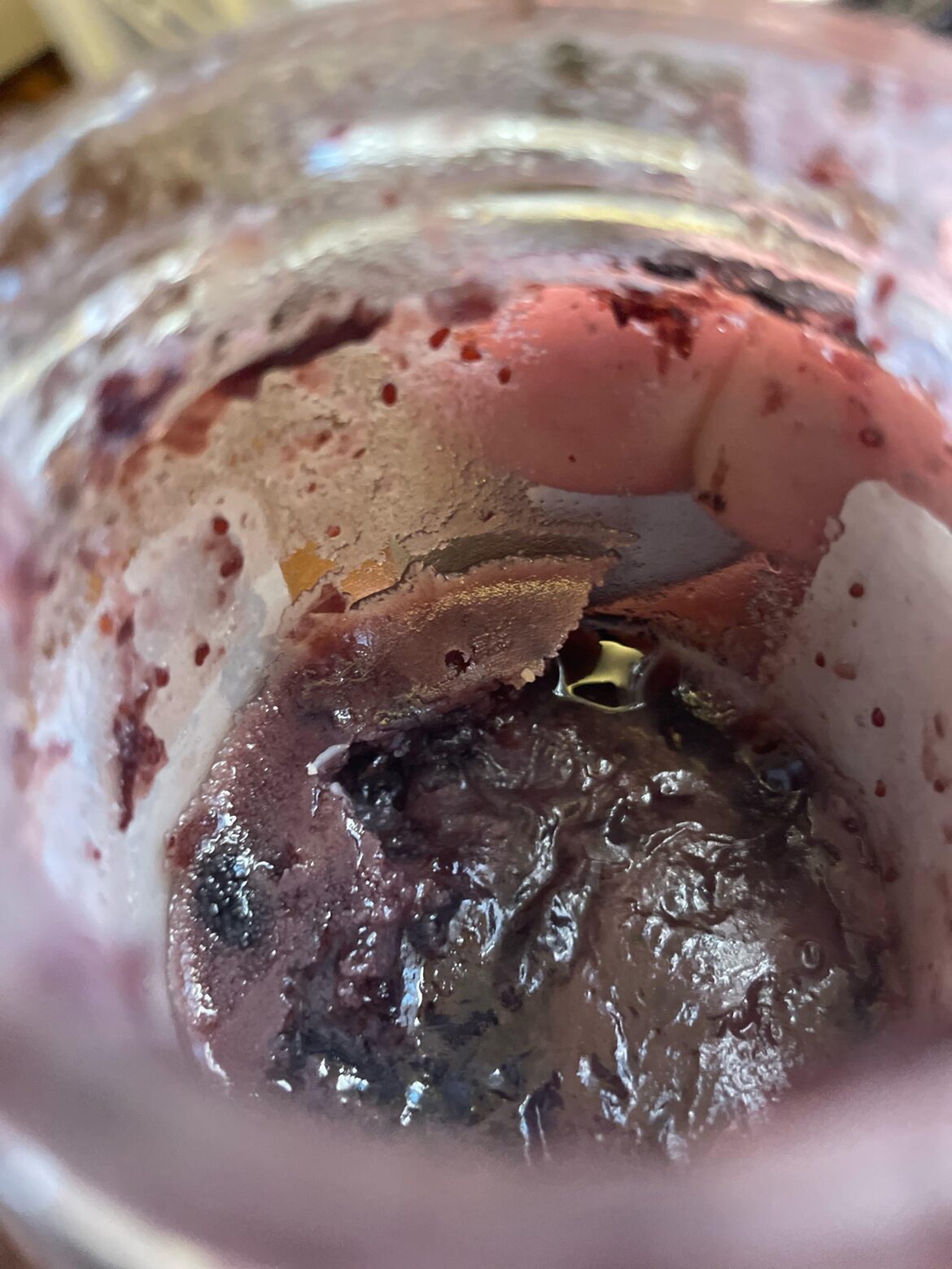 Blueberry Preserves - Sugar crystallization or toss?