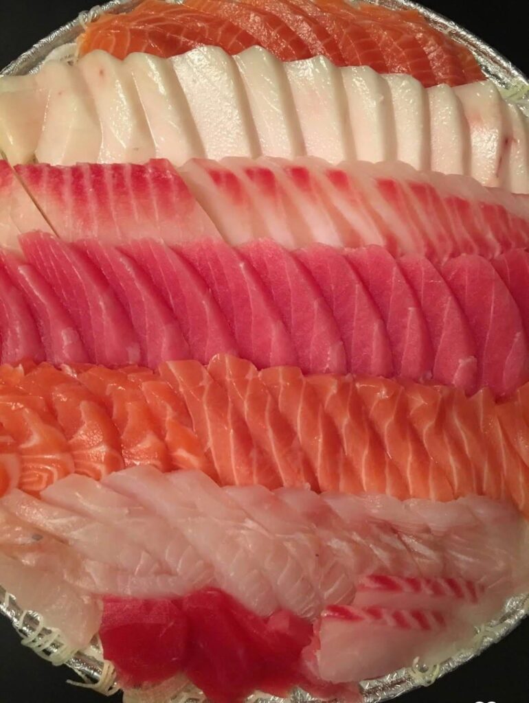 Help identifying fish types in Joong Boo sashimi platter