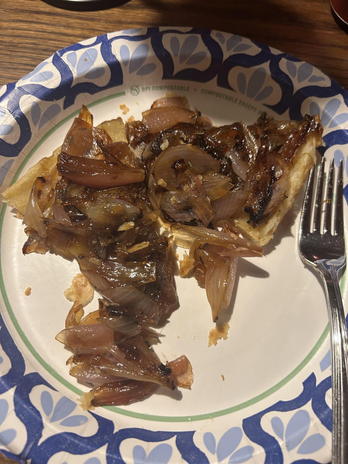 I made shallot tarte tartin to use up the leftover shallots from thanksgiving