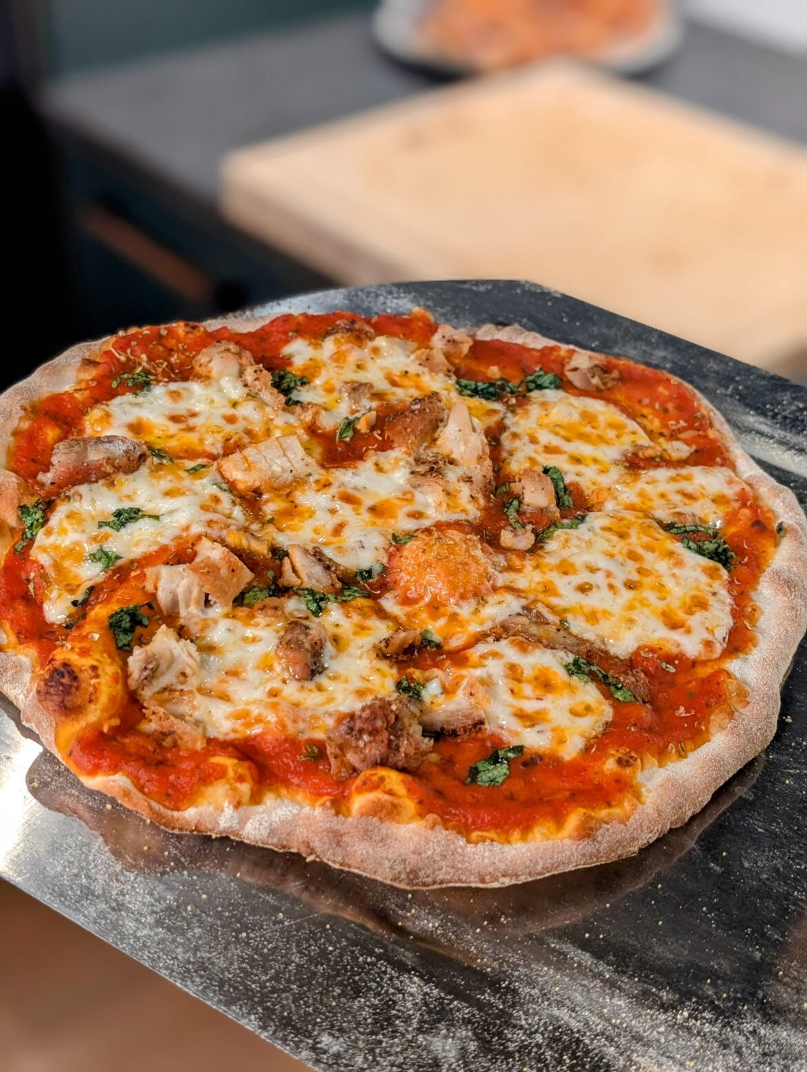 Home made Pizza... First time in our new oven