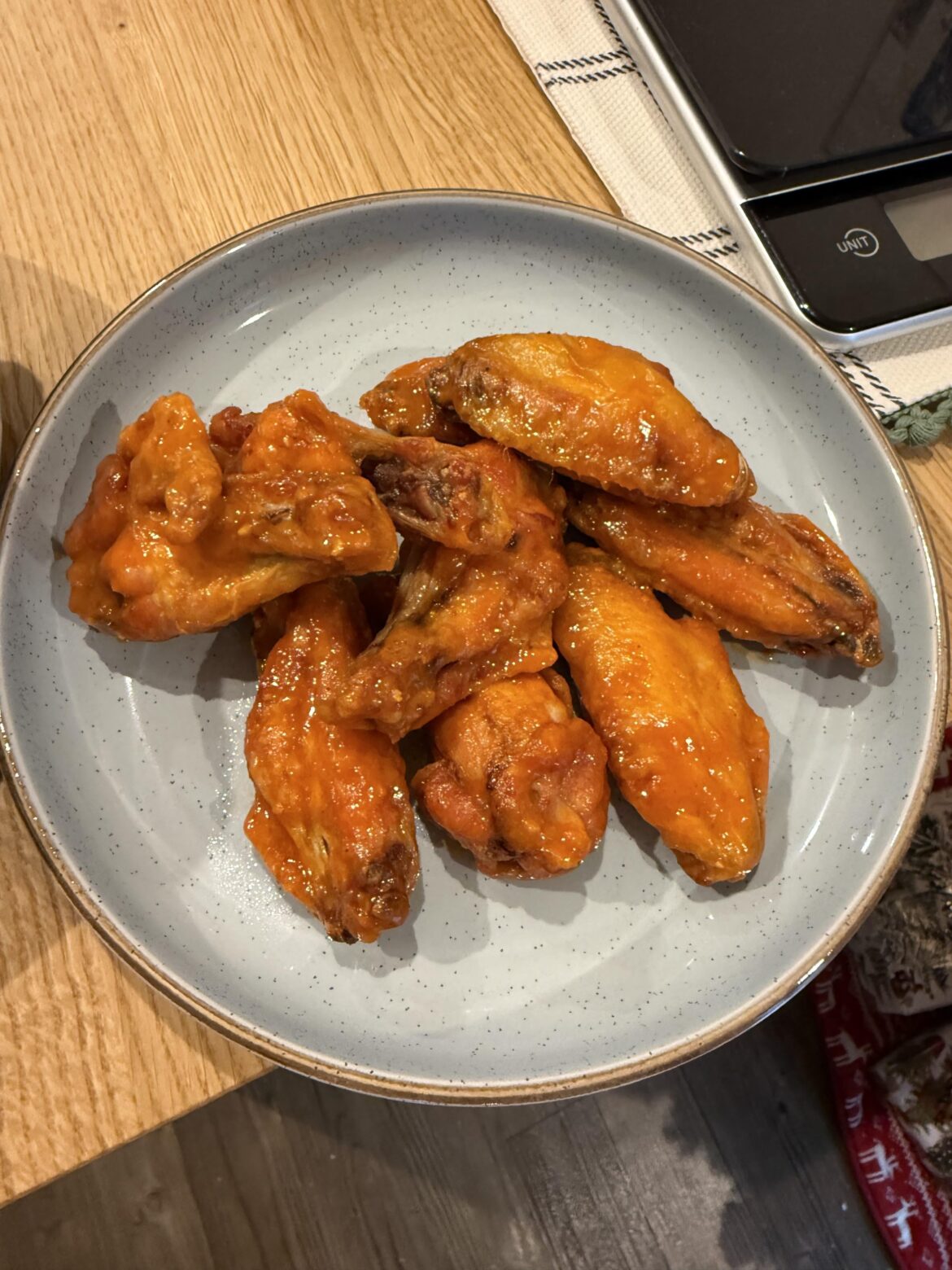 Merry Christmas and happy holidays to all 🎄Enjoy your wings like I am about to do.