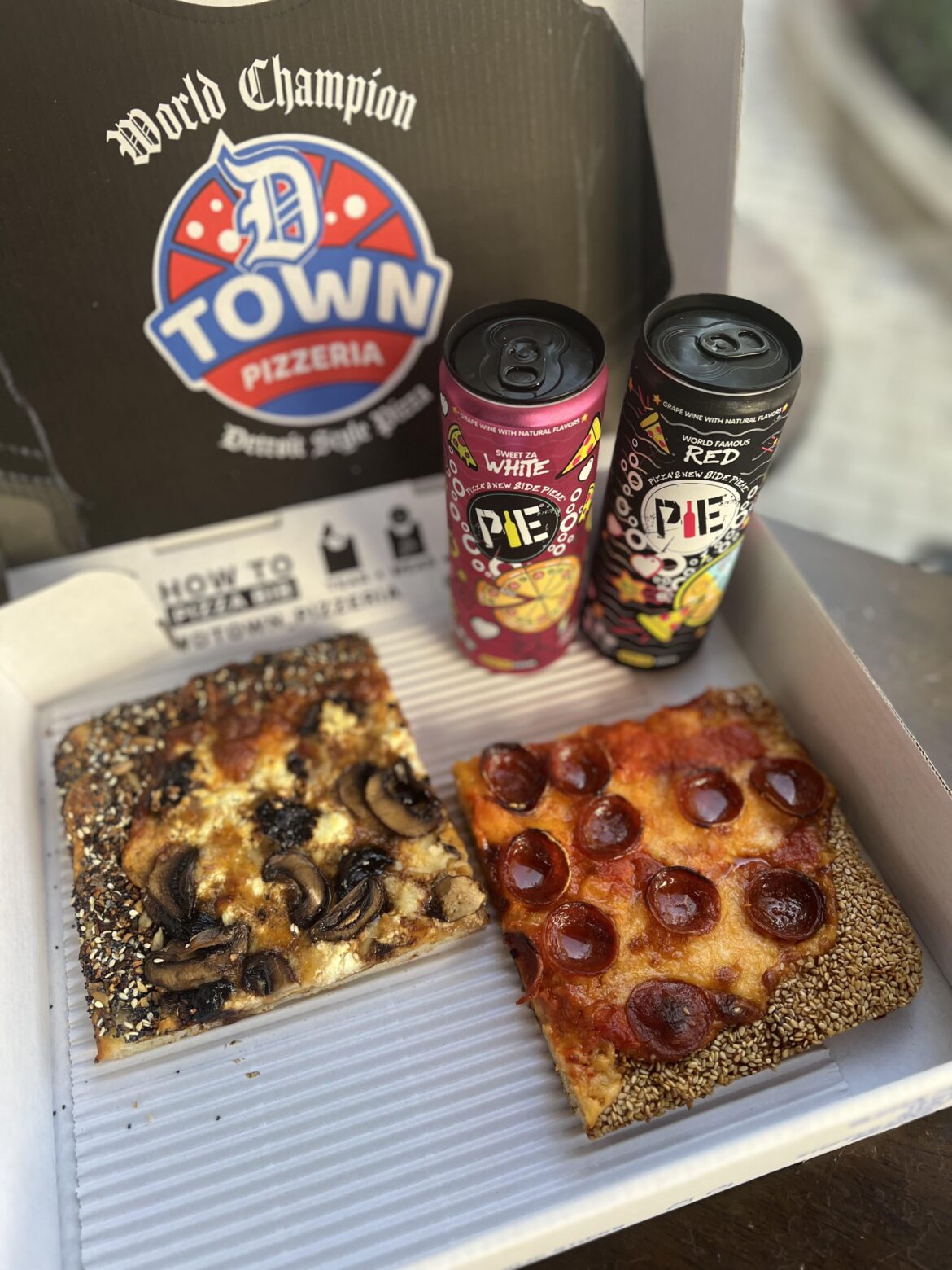 Pizza and pizza wine!