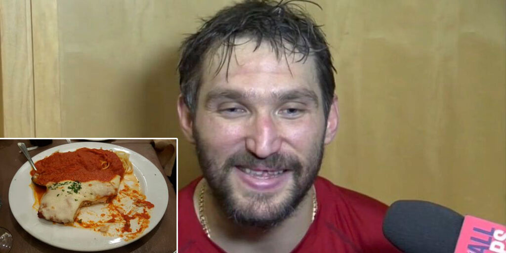 Alex Ovechkin’s eats chicken parm from Mamma Lucia before every home game. Brooks Orpik finds his diet ‘borderline inspiring.’
