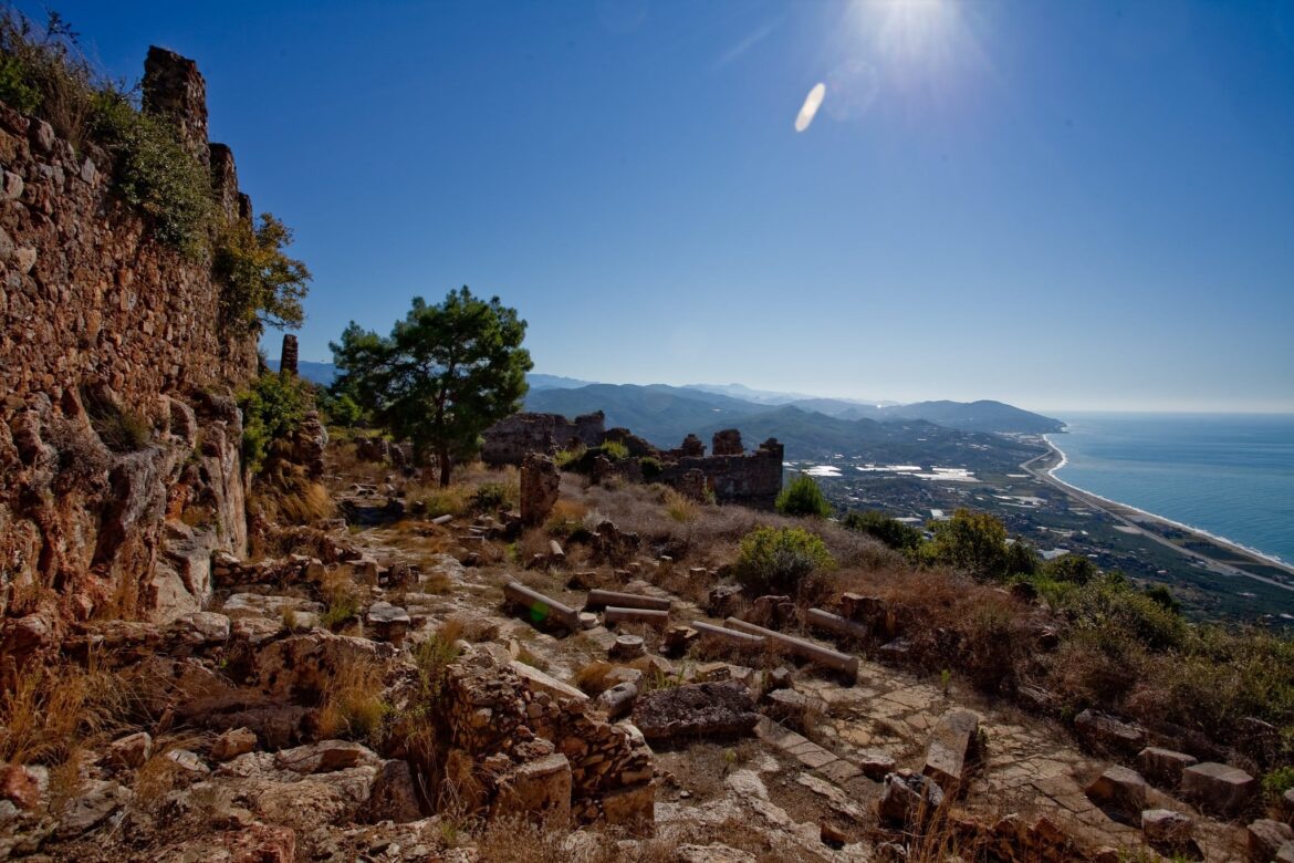 The ancient city of Syedra near Alanya, Turkey