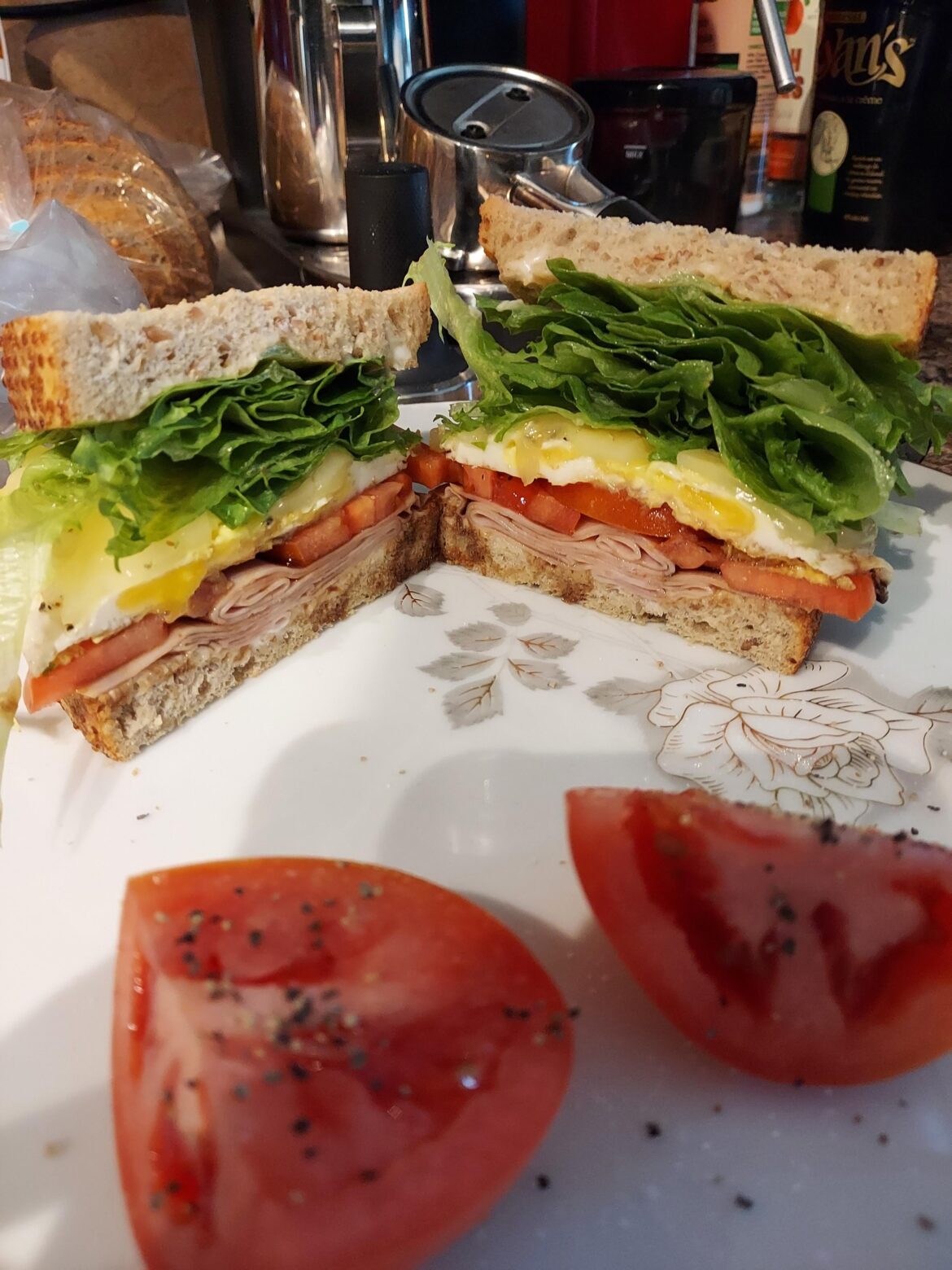 On the Scooby Doo sandwich train