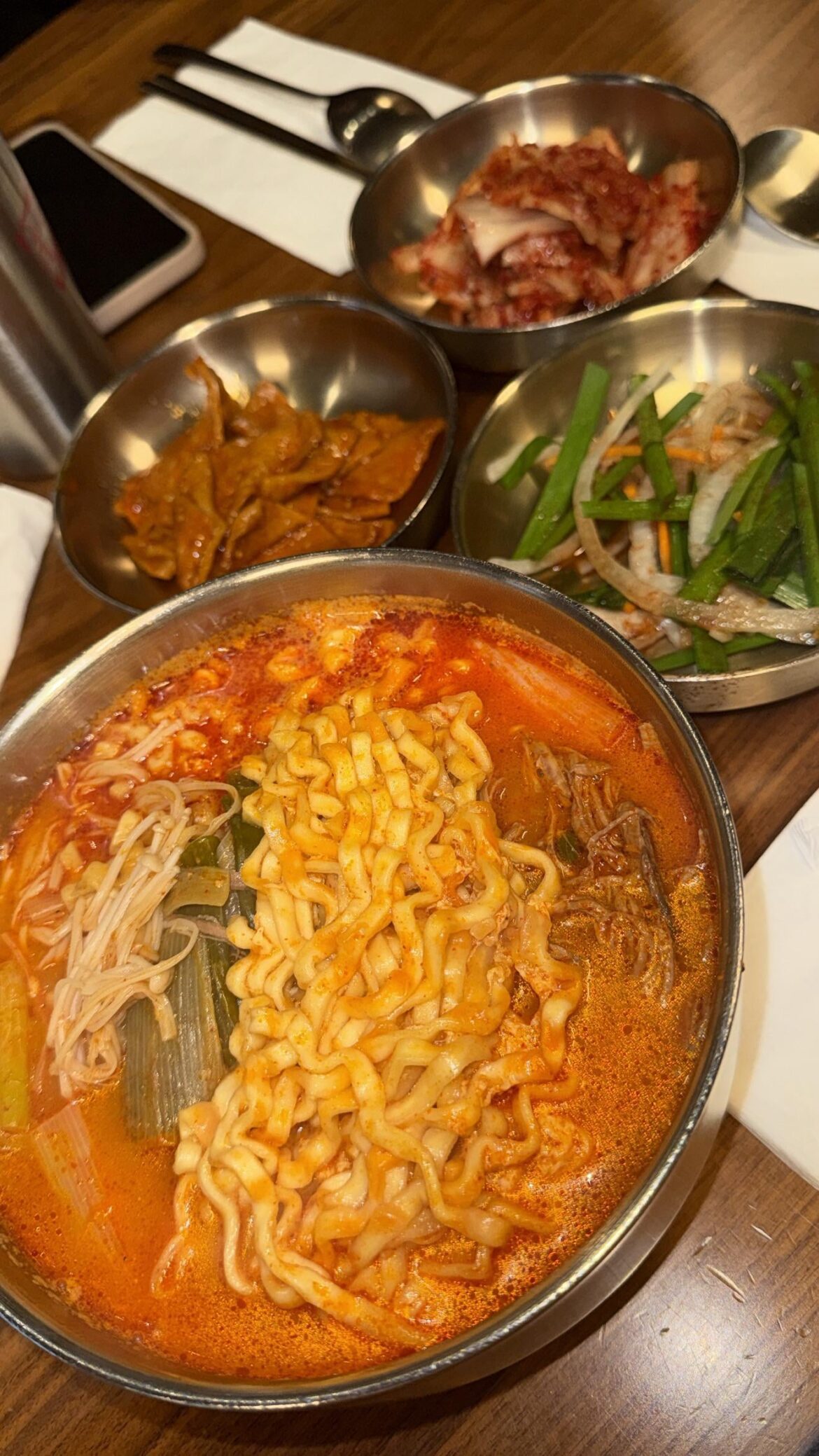 YukGaeJang with ramyun