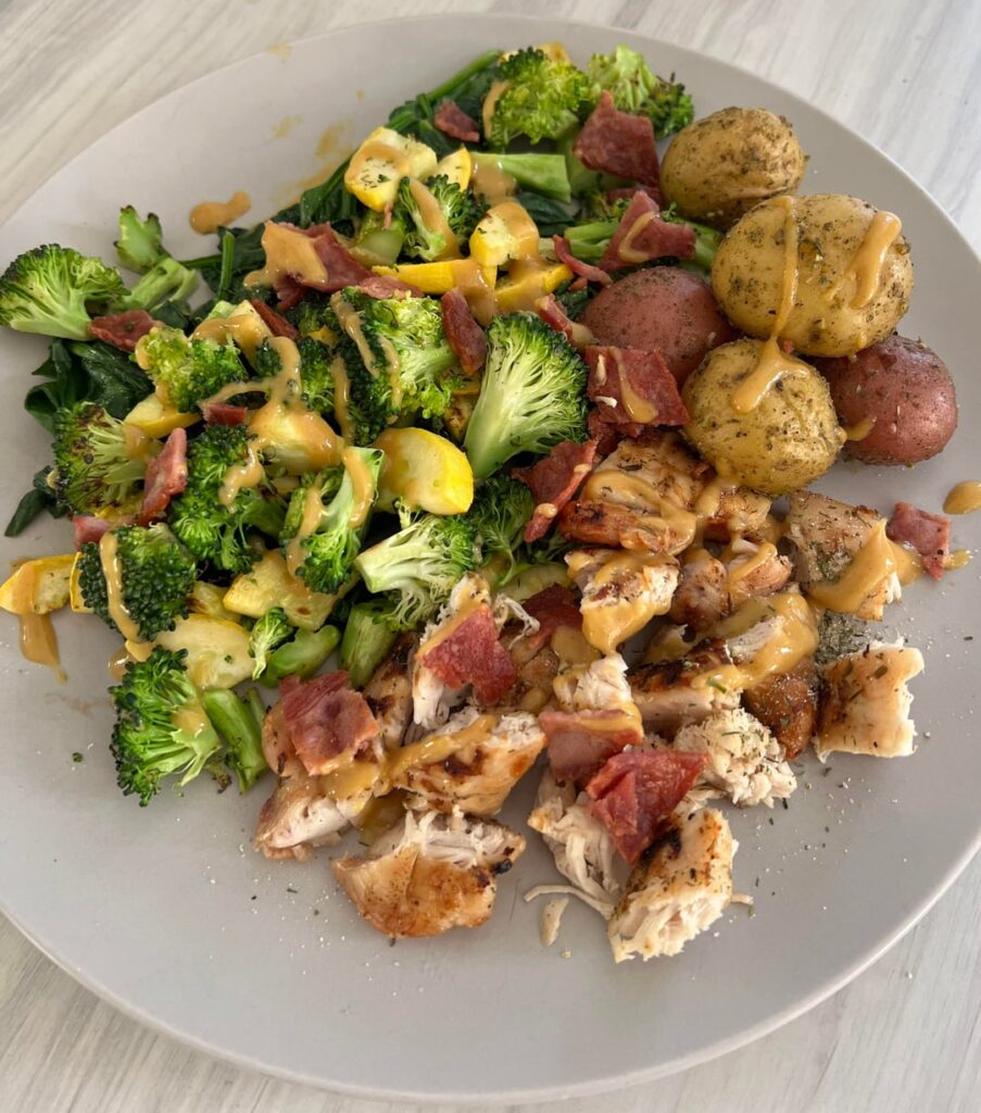 Yummy filling lunch for only 348 calories