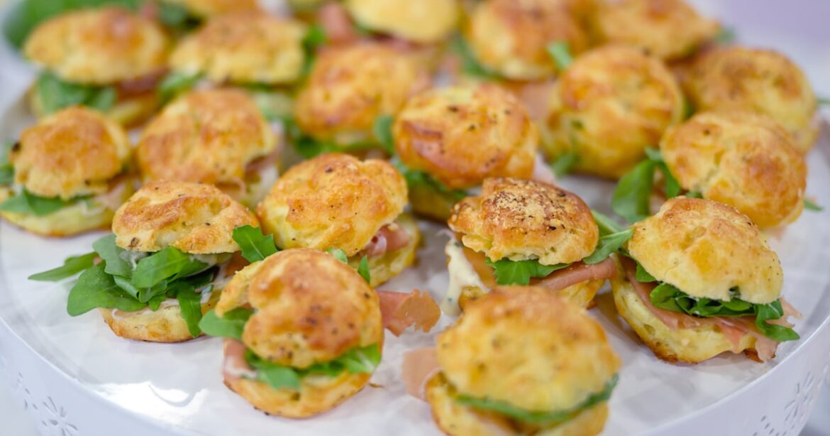 Turn French pastry puffs into savory appetizers or sweet desserts Turn French pastry puffs into savory appetizers or sweet desserts