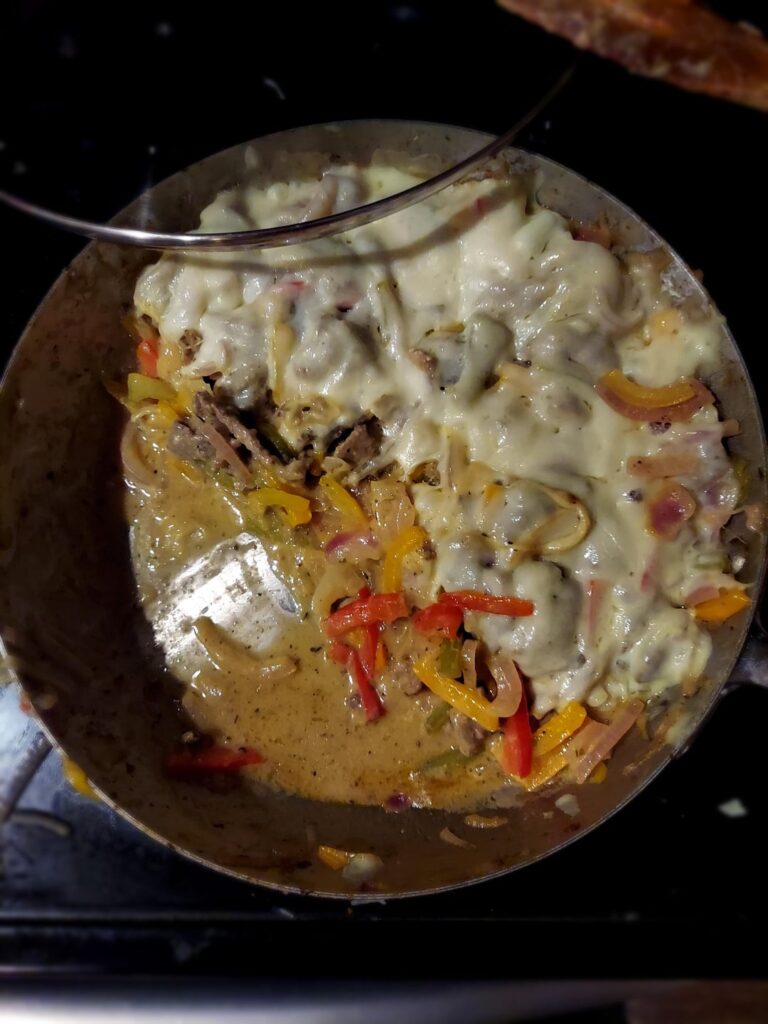 *My* cheesesteak sandwich