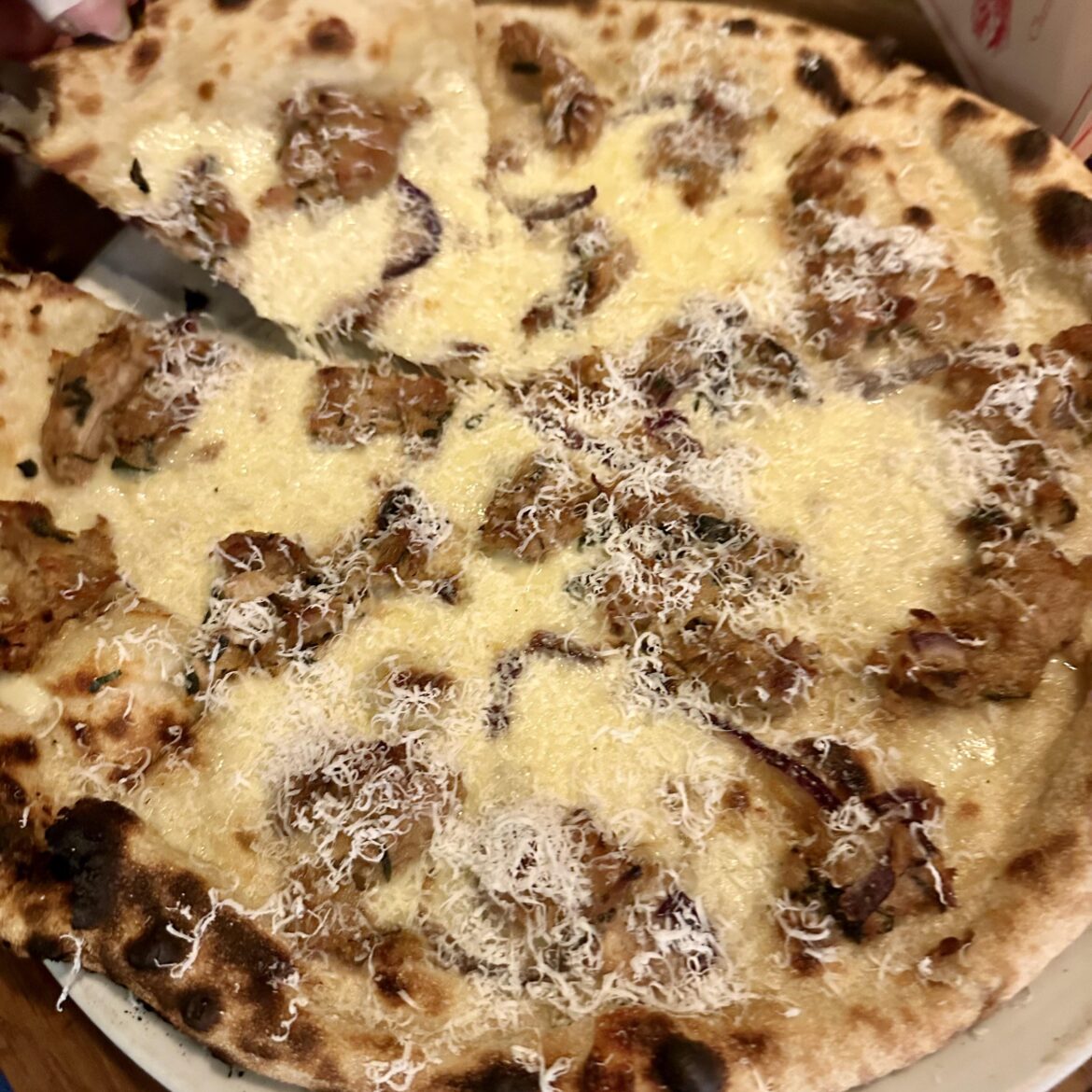 White Pizza with Porchetta