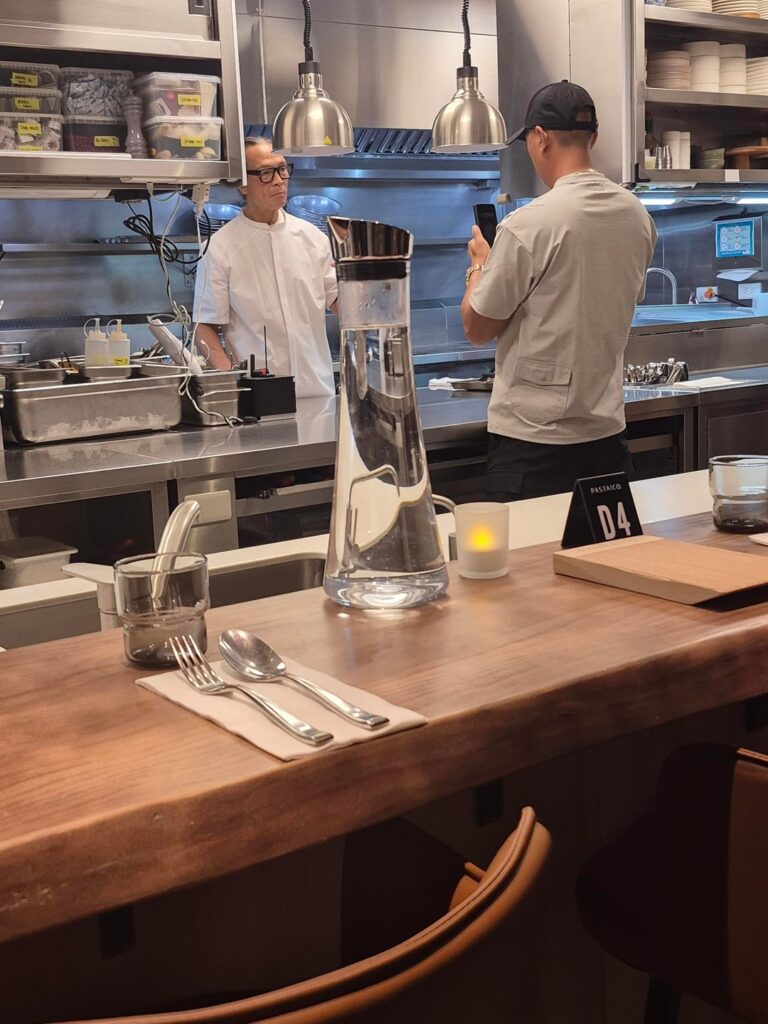 Chef Susur Lee came to my restaraunt!