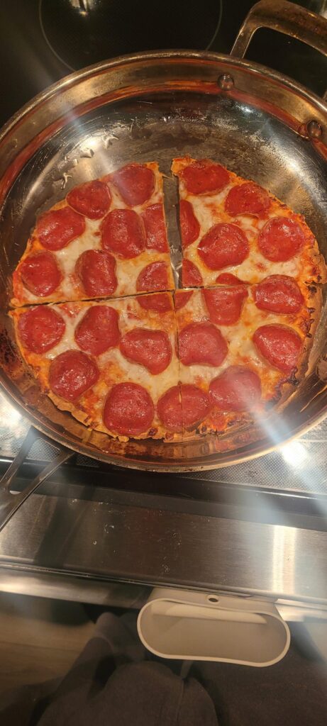 Tried Making an Oat Fiber Pizza Base