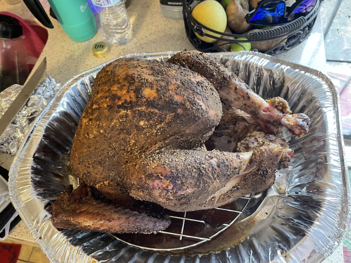 Interstellar smoked turkey for thanksgiving was a REAL hit!