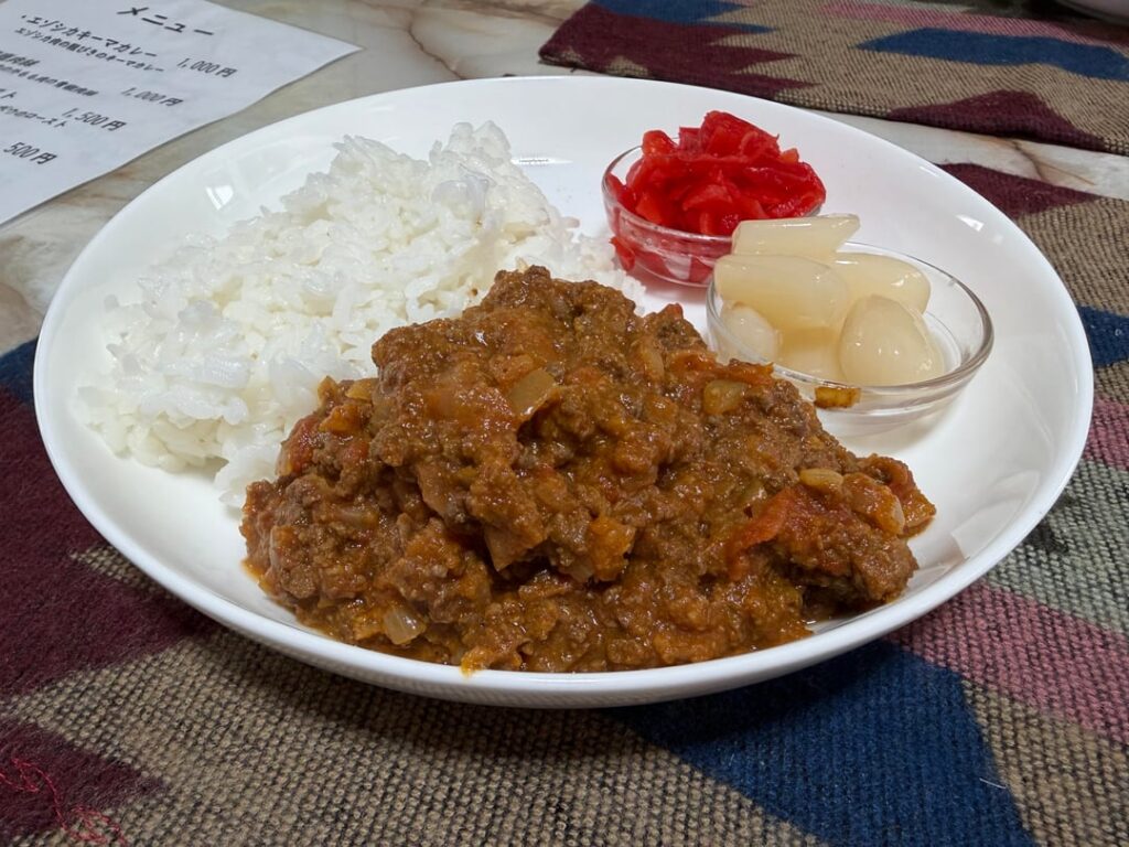 Hokkaido Deer Curry and Soba Chiffon Cake
