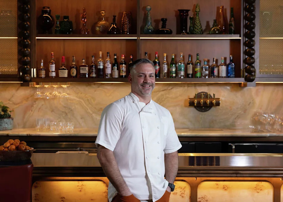 Chef Terrence Gallivan returns to the kitchen with Hypsi inside Hotel Daphne. (Julie Soefer)