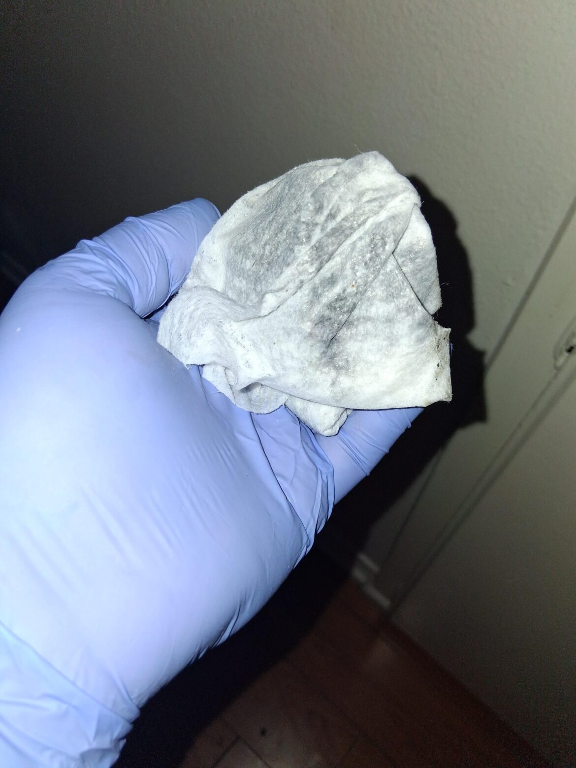 No matter how many times i wipe down my presto canner, this black stuff won't come off