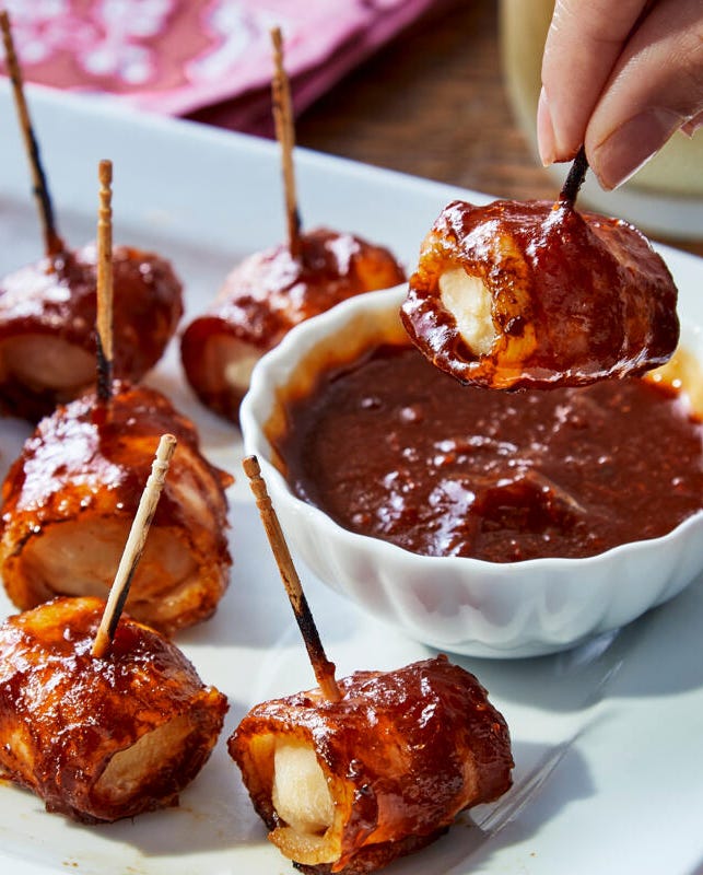 the pioneer woman's bacon wrapped water chestnuts