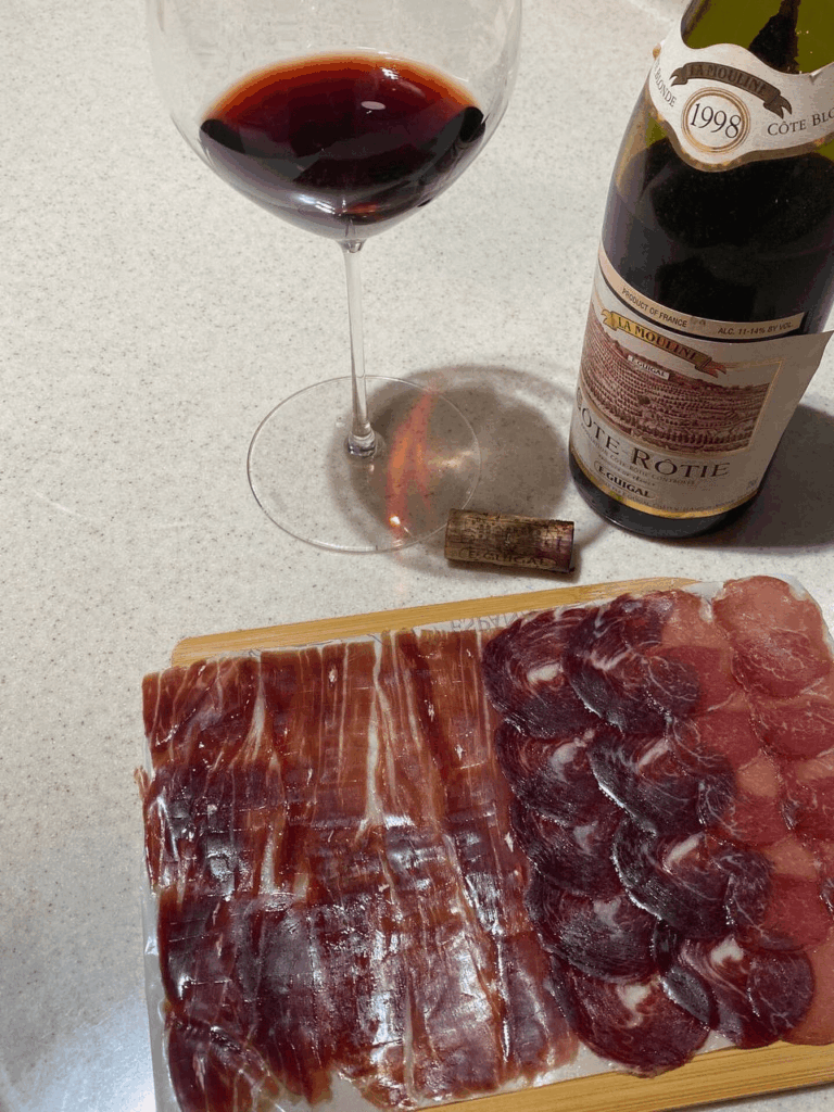 1998 Guigal La Mouline with some charcuterie tonight