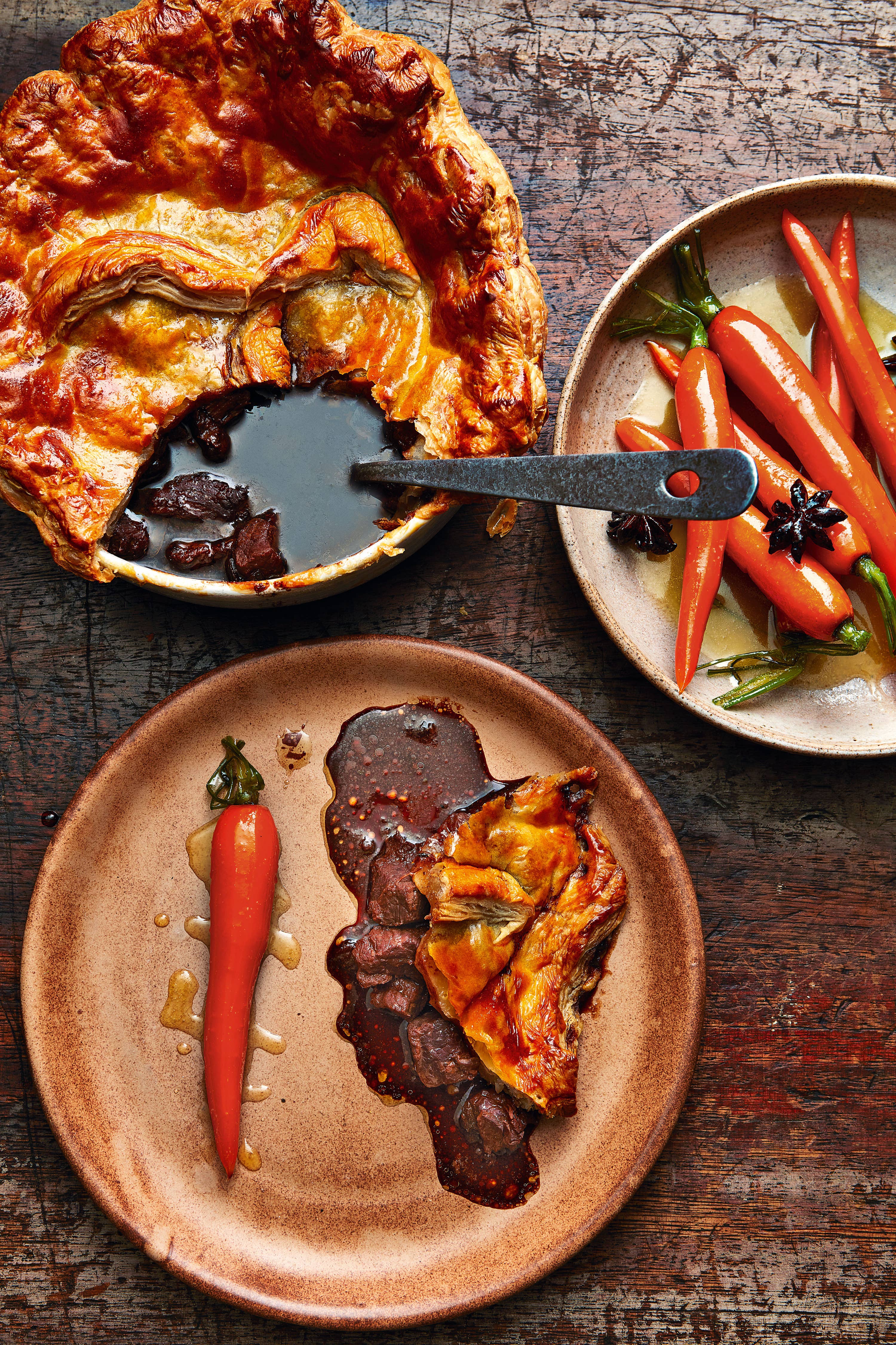 James Martin’s rich, old-school pie is made for cold nights and hungry tables