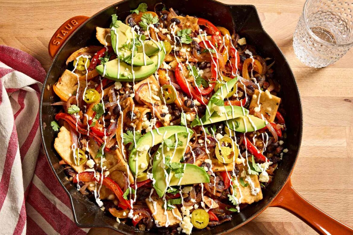 Black Bean Fajita Casserole