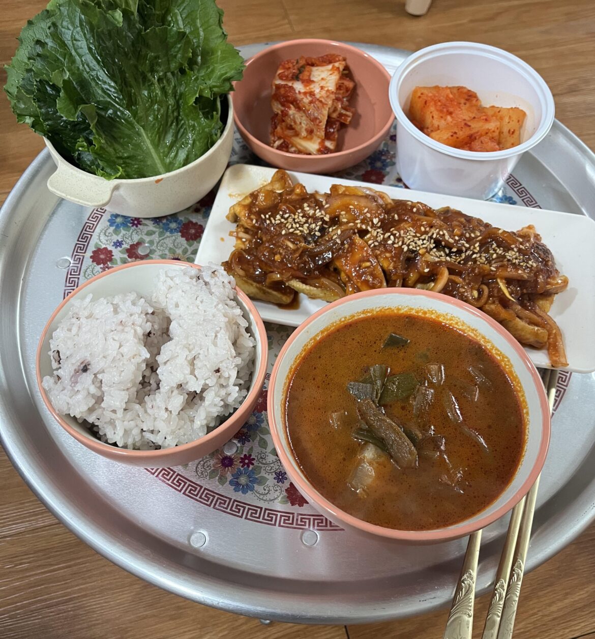 My mom's eel breakfast