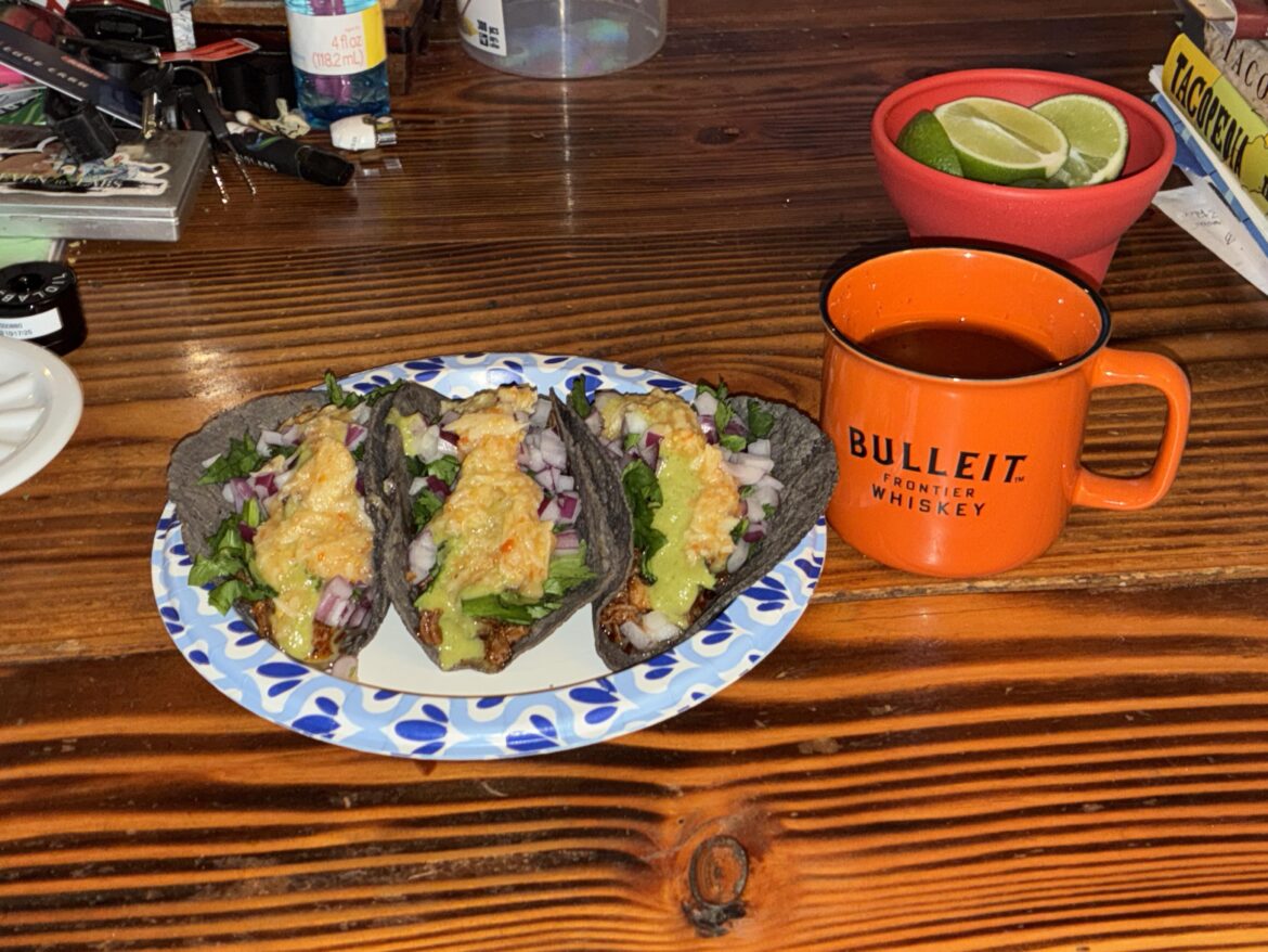 Beef shank adobada birria