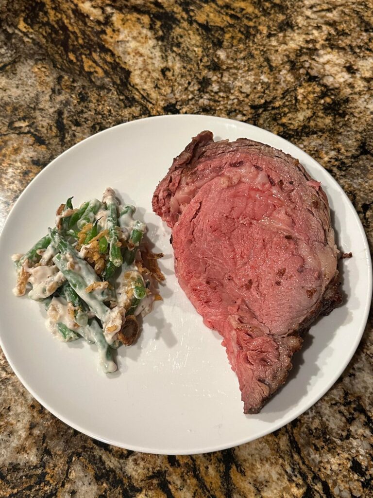 Second Rib-Eye Roast per SE rules and it took an ordinary Choice Meat and Transformed it!