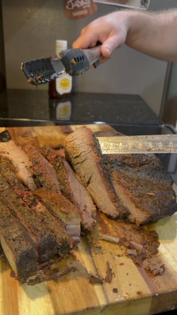 18lb packer brisket on the KJ