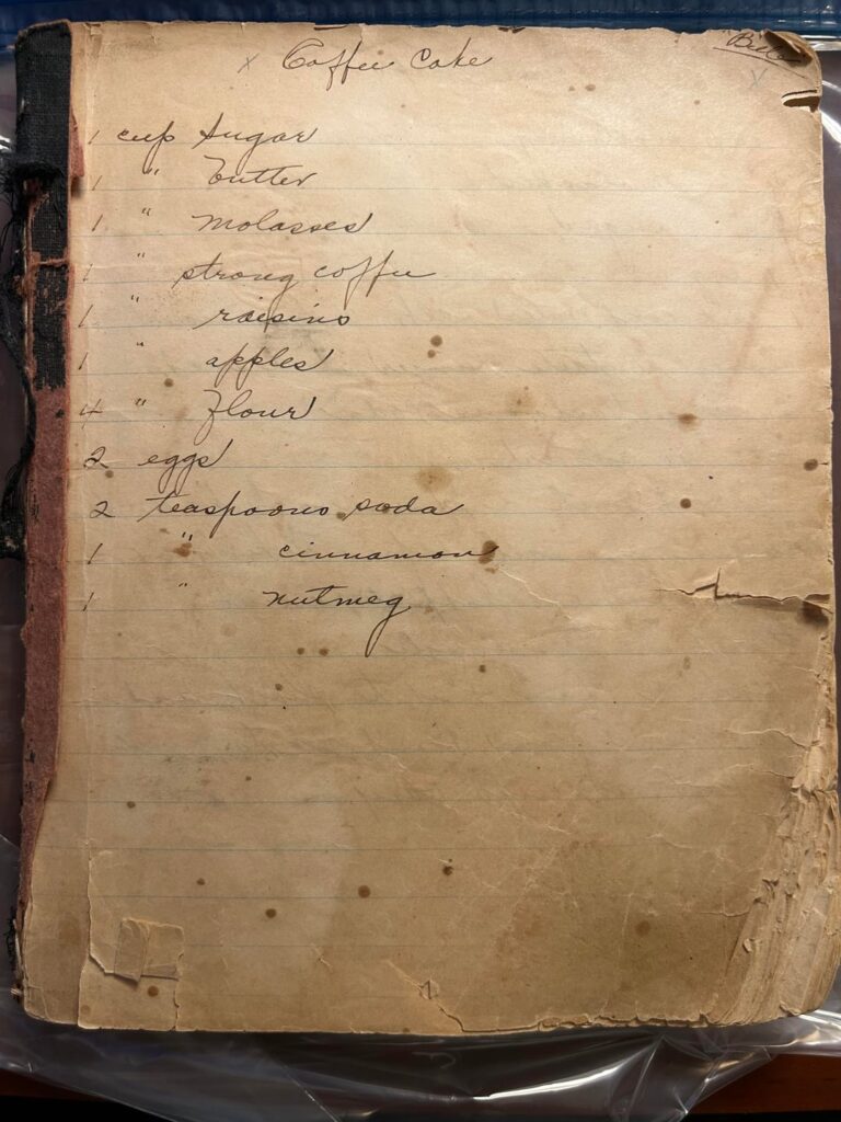 Presenting my Great-Great-Grandmother’s recipe book
