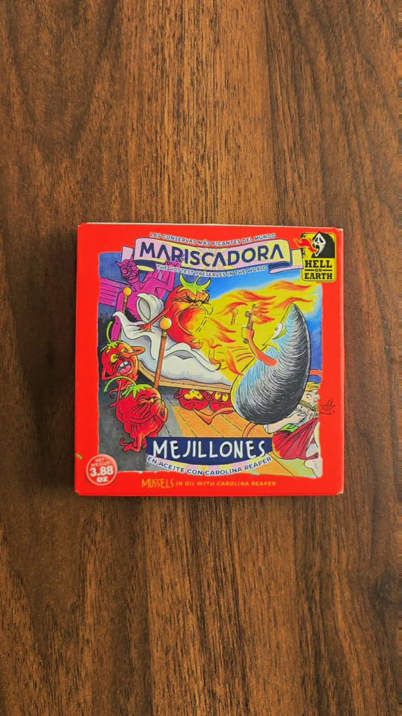 Mussels with carolina reaper