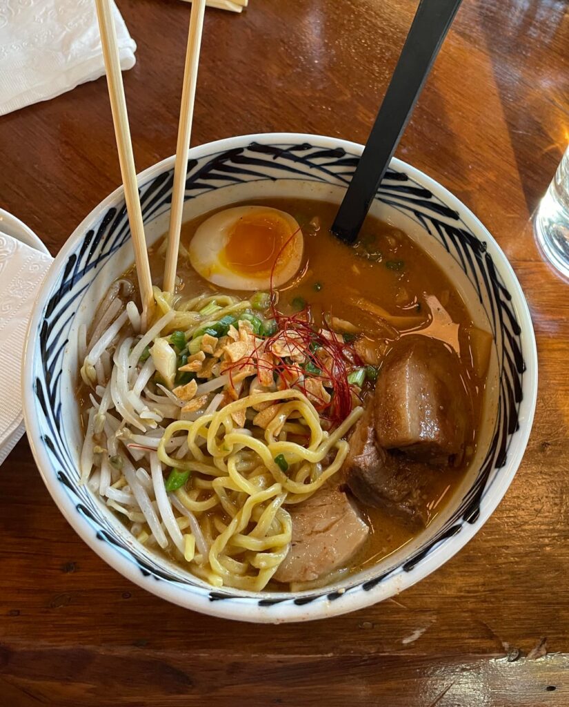 Spicy Roasted Garlic Miso Ramen at Ramen Wasabi 🍜