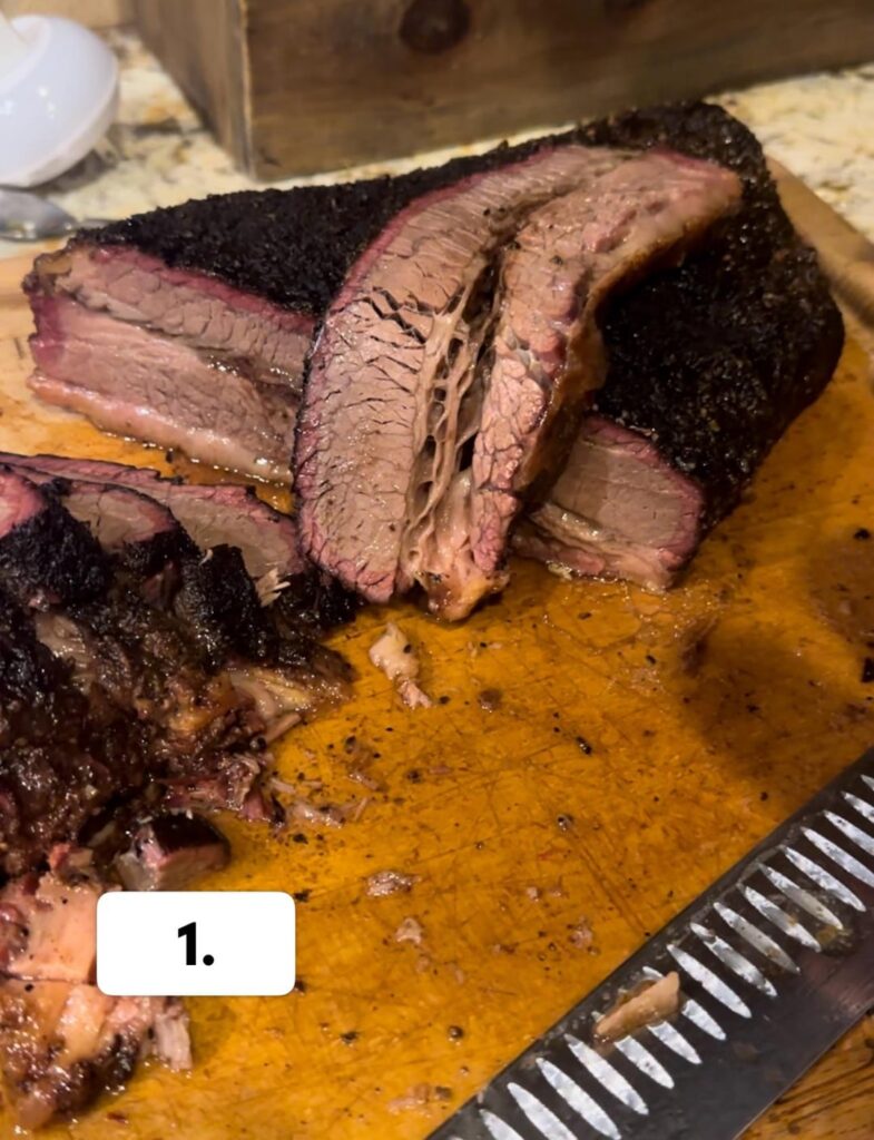 Which brisket looks better