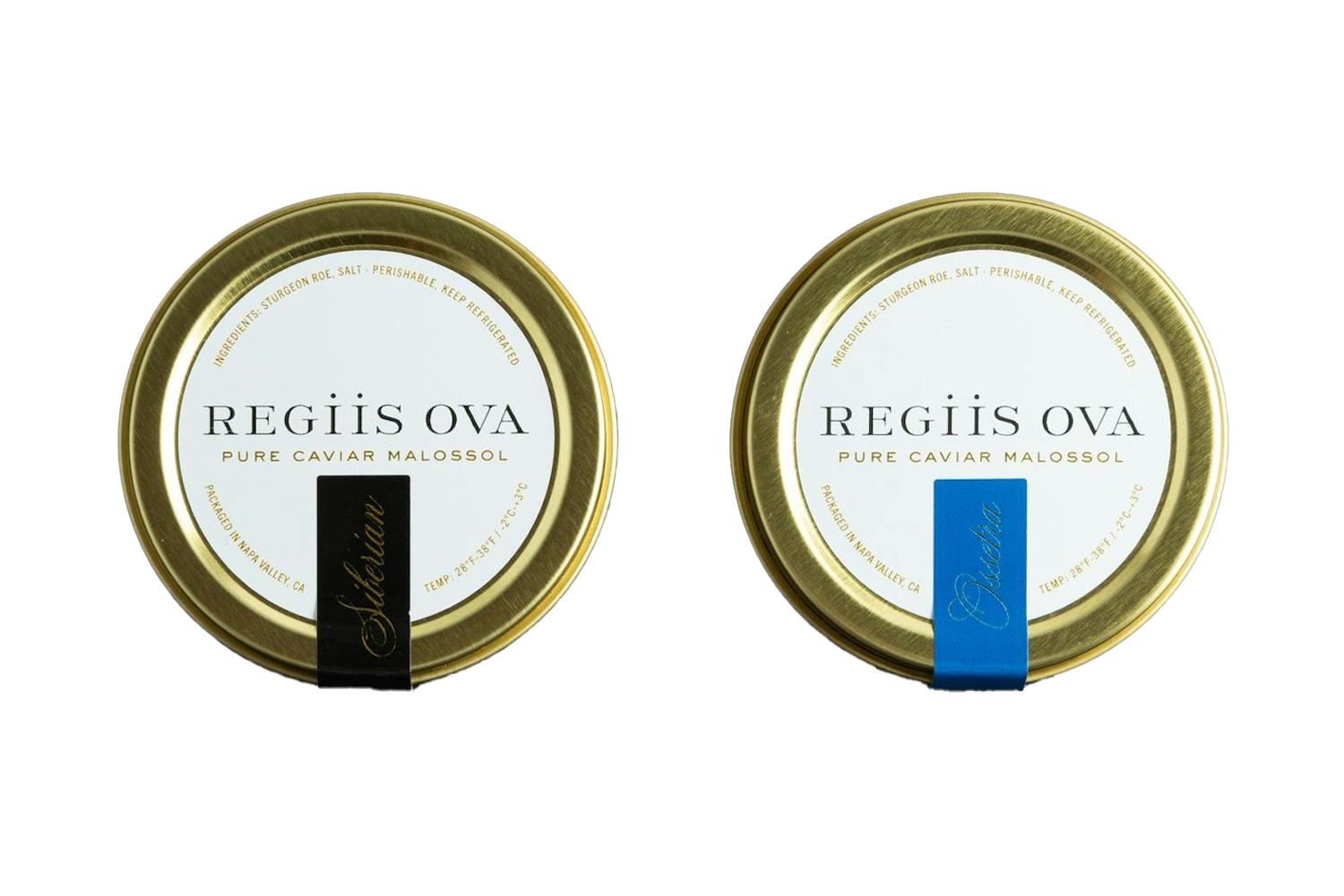 Goldbelly Chef Thomas Keller’s Regiis Ova Caviar Duo Choose Your Own Caviar Duo