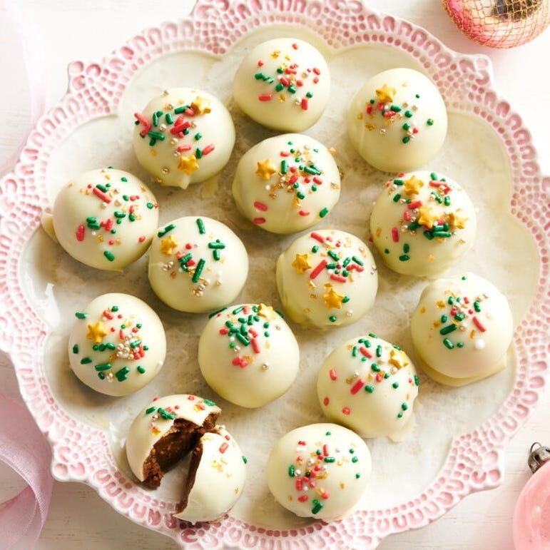 gingerbread truffle christmas cookies