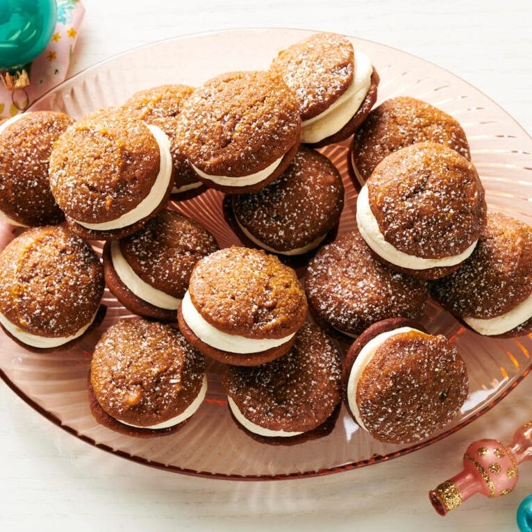 pumpkin whoopie pie christmas cookies
