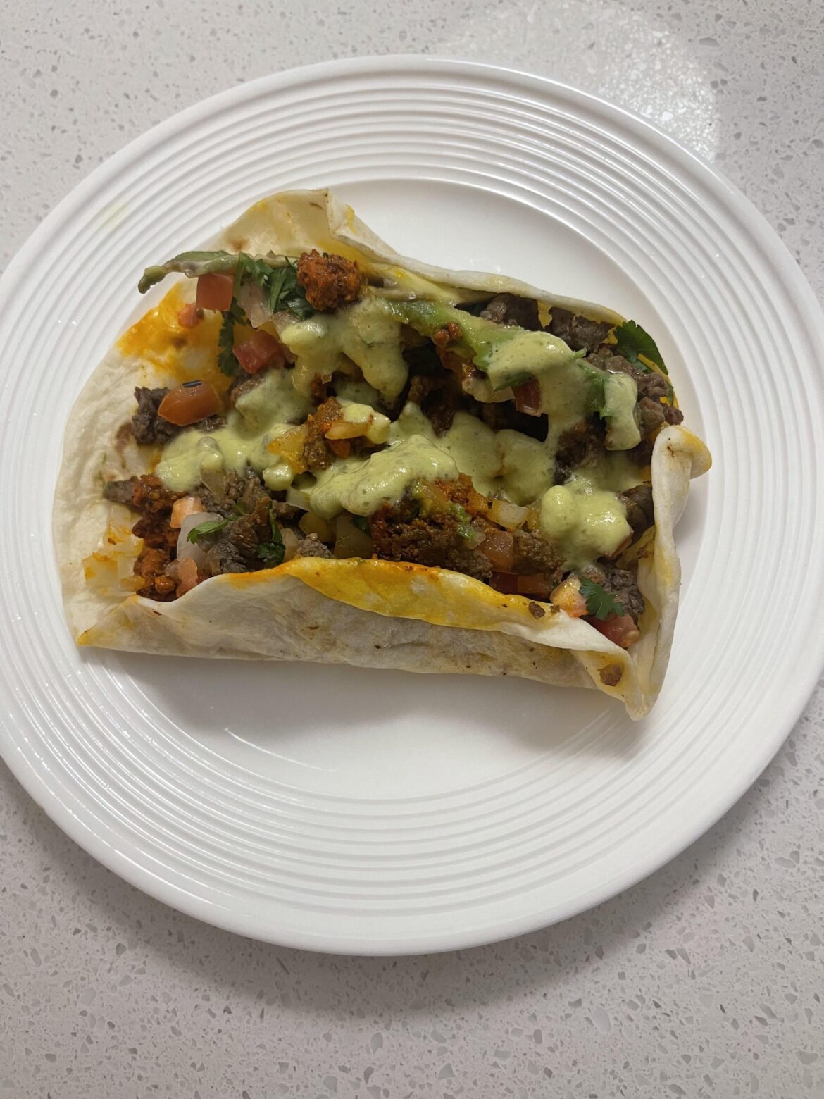 Redeeming granny’s reputation with a picture of their delicious campechano taco