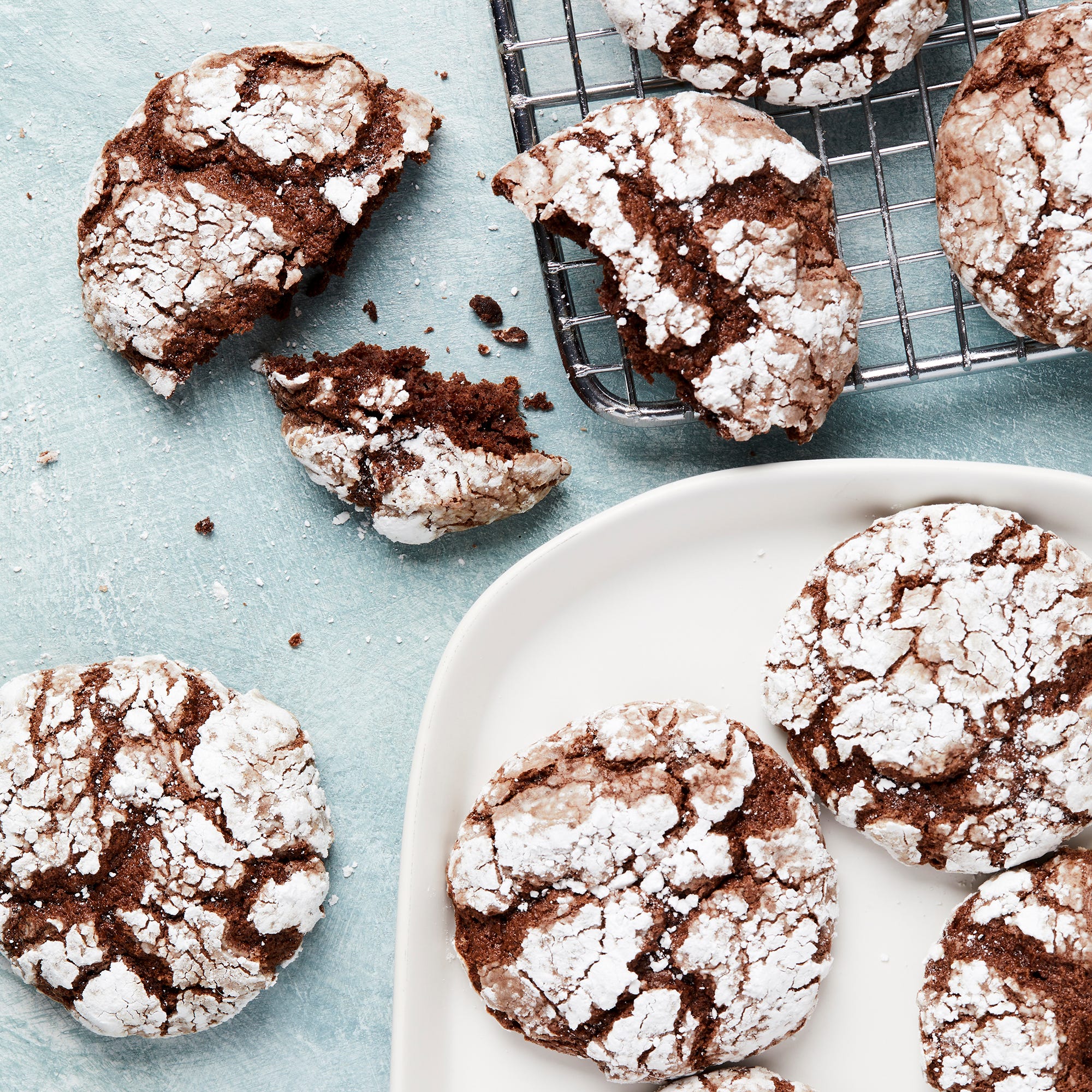 cool whip chocolate crinkle cookies