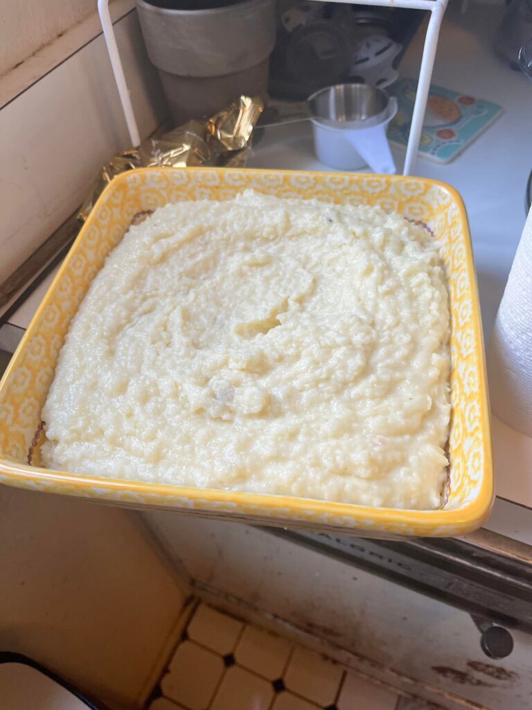 Make-ahead mashed potatoes gone wrong?