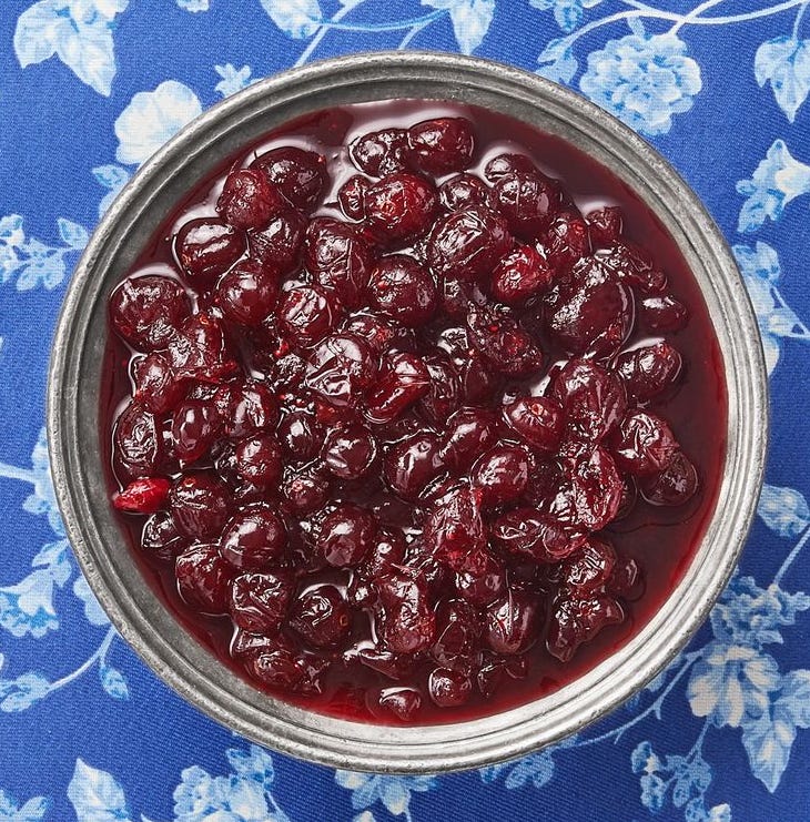 homemade cranberry sauce