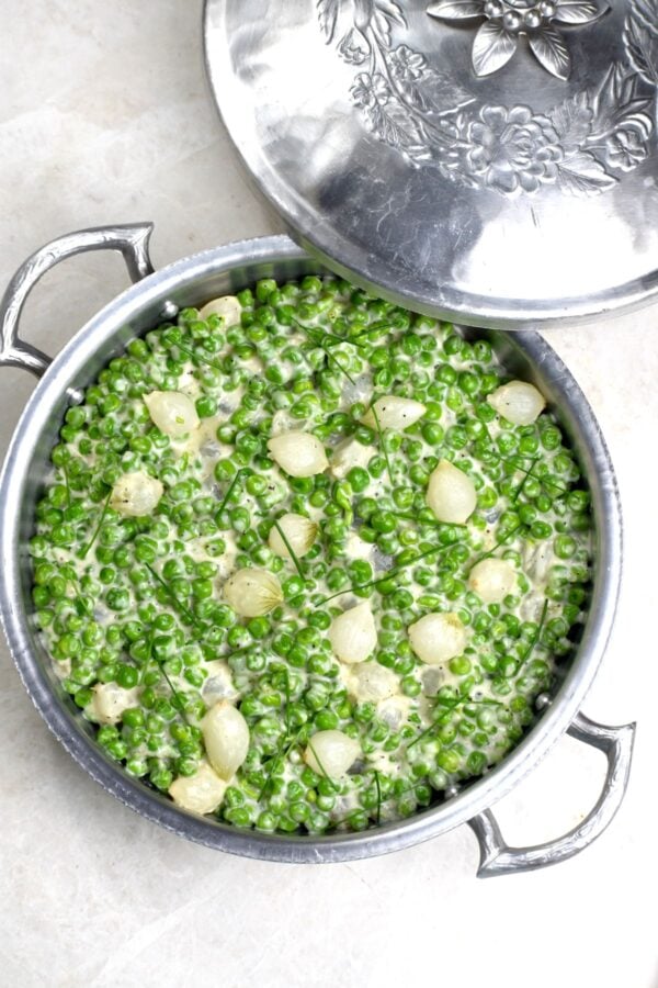 Creamed Peas with Pearl Onions