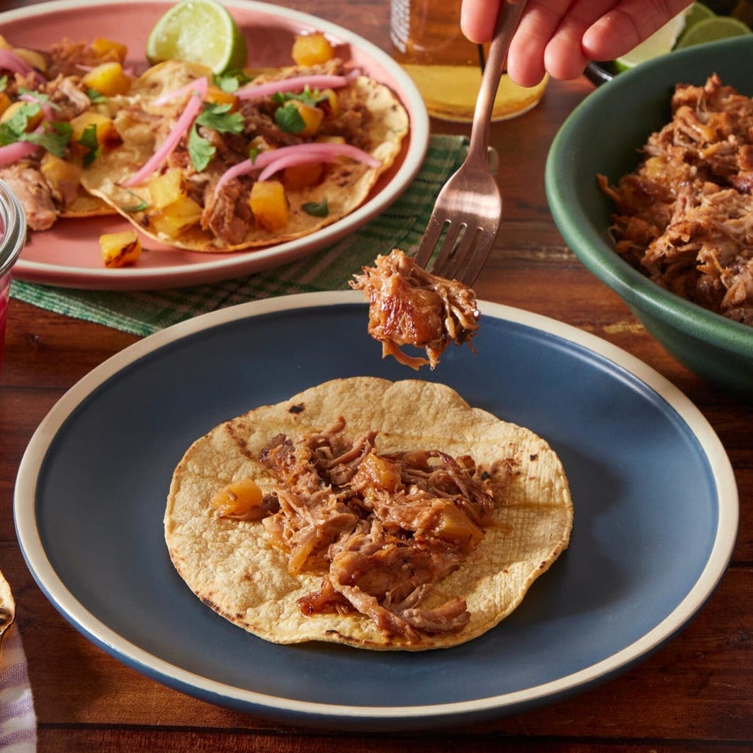 slow cooker pulled pork tacos