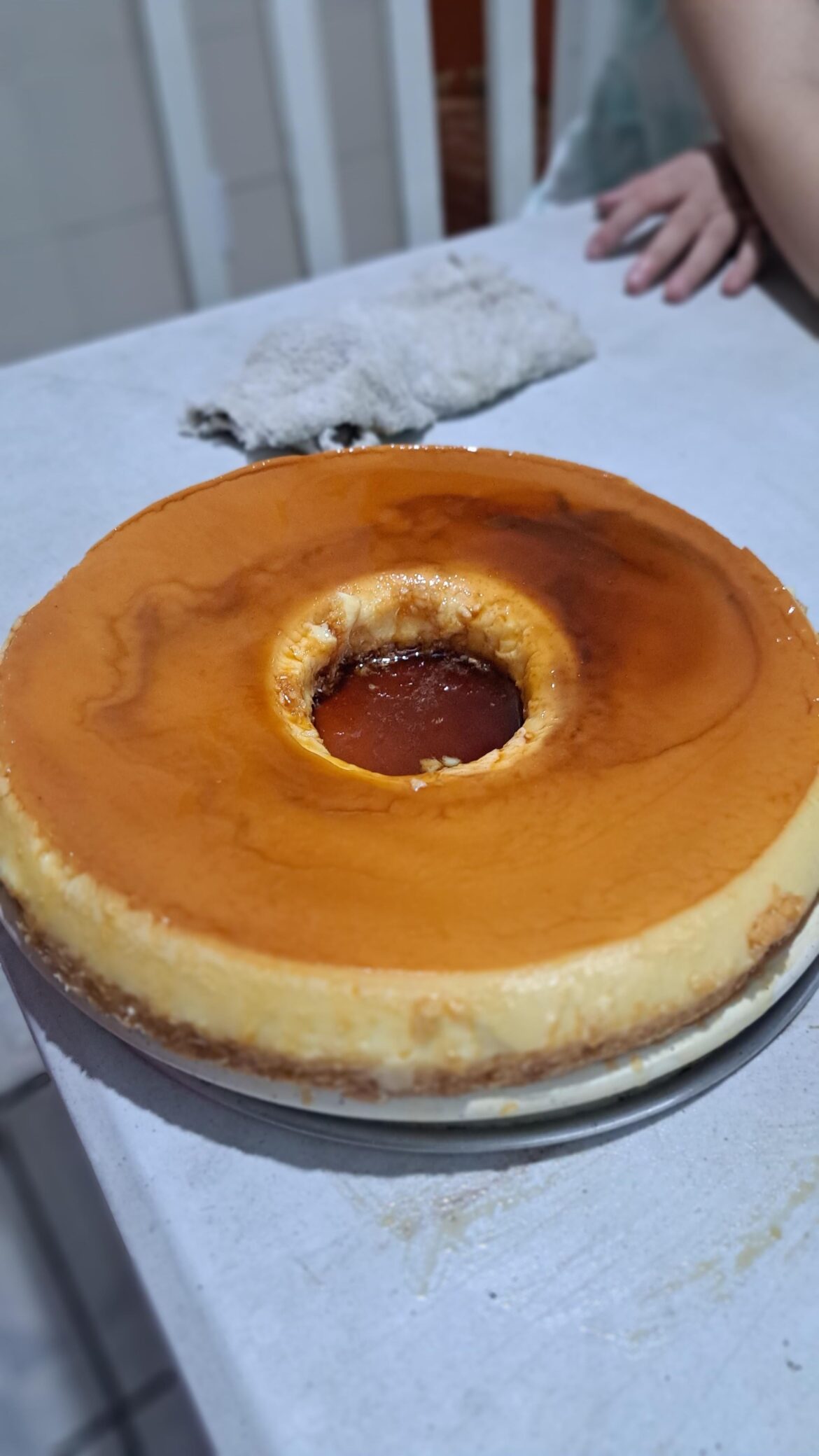 homemade flan with coconut and caramel 🍮🥥