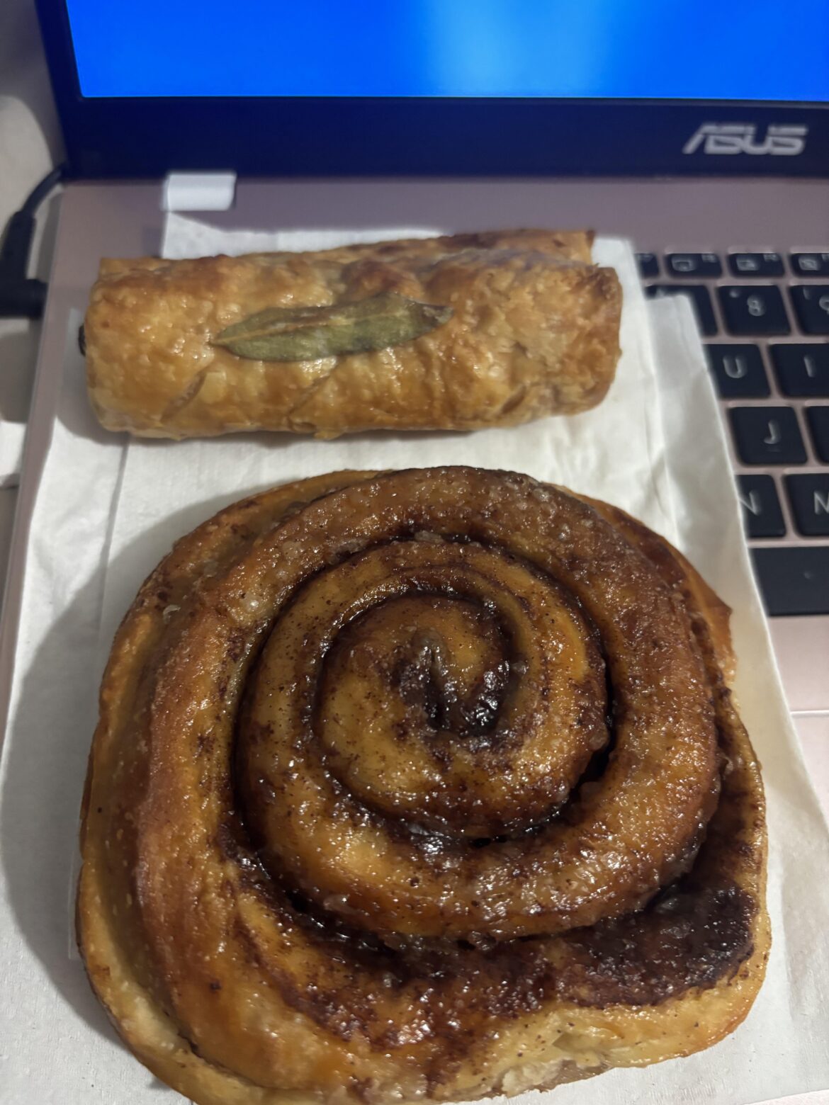 Vegan pastries from work