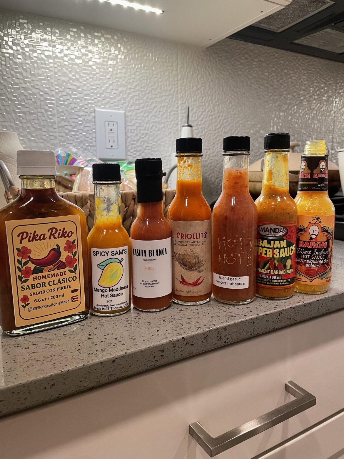 Just got back from a Caribbean cruise, had to pick up some sauces along the way!