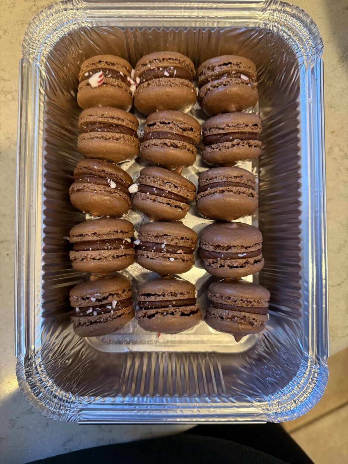 I made chocolate shells for the first time