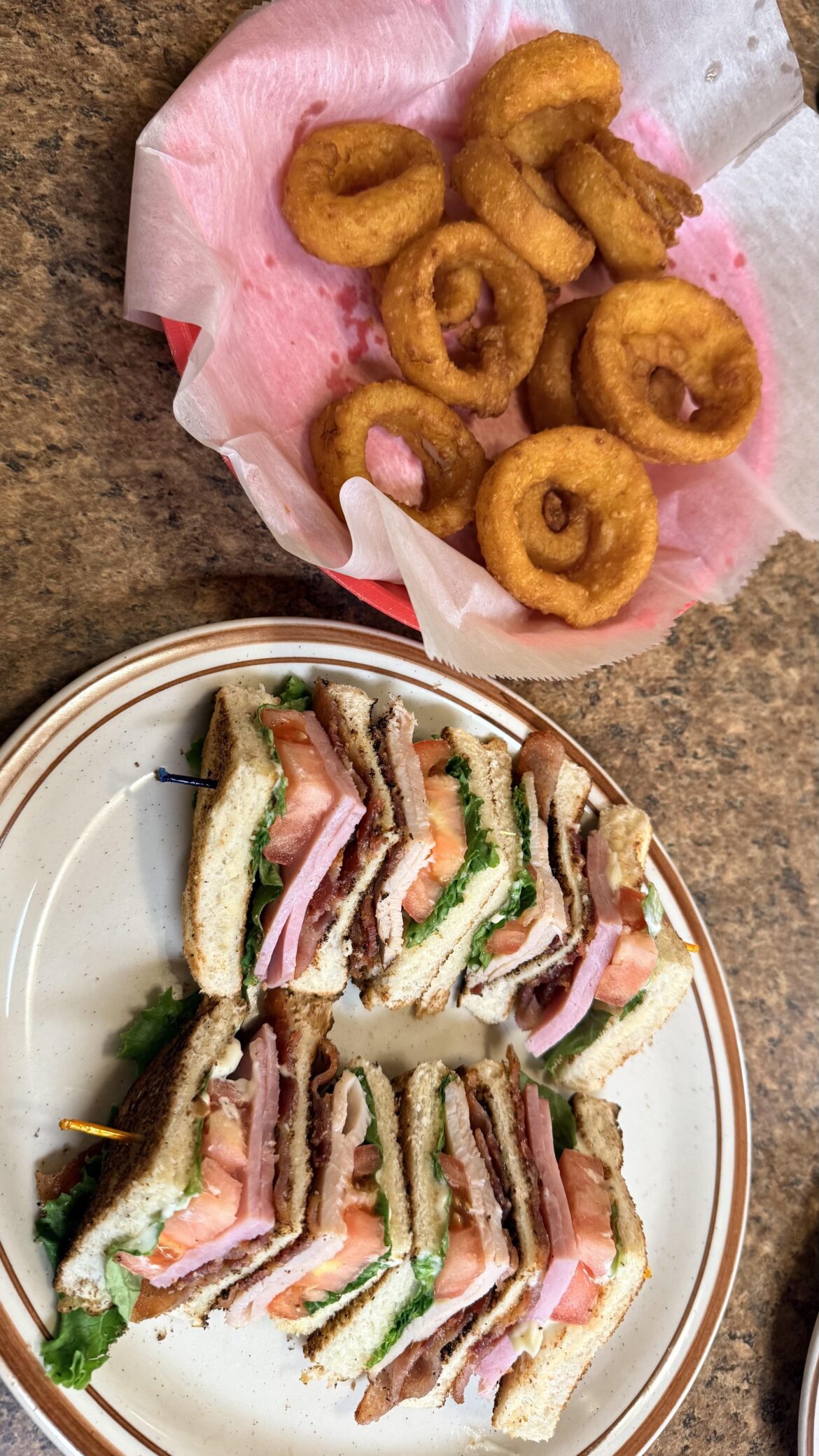 A club from a truck stop diner.