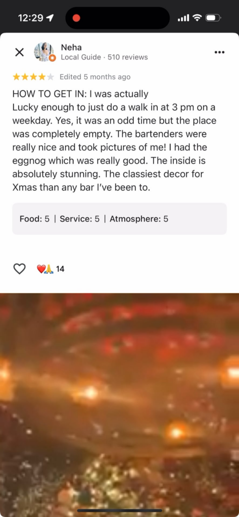 Was looking at reviews for Rolf’s and it seems like someone couldn’t decide what awkward picture of their hand holding a cocktail they should post…so they posted all of them!