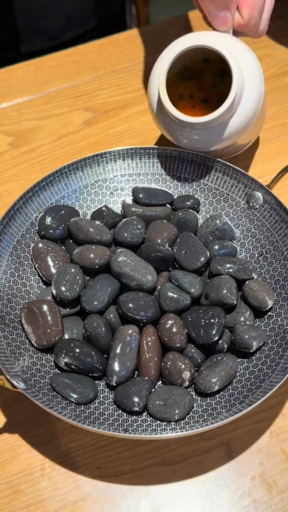 scrambled eggs & gravel