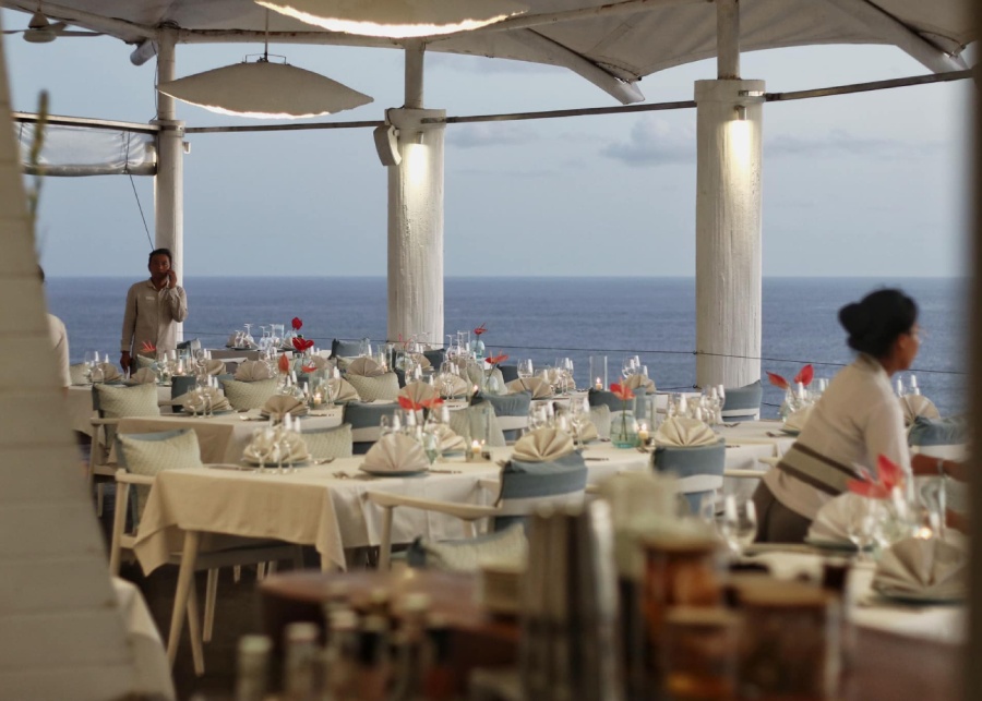 Di Mare at Karma Kandara Resort in Ungasan, Uluwatu - one of the best Mediterranean restaurants in Bali, for fine dining
